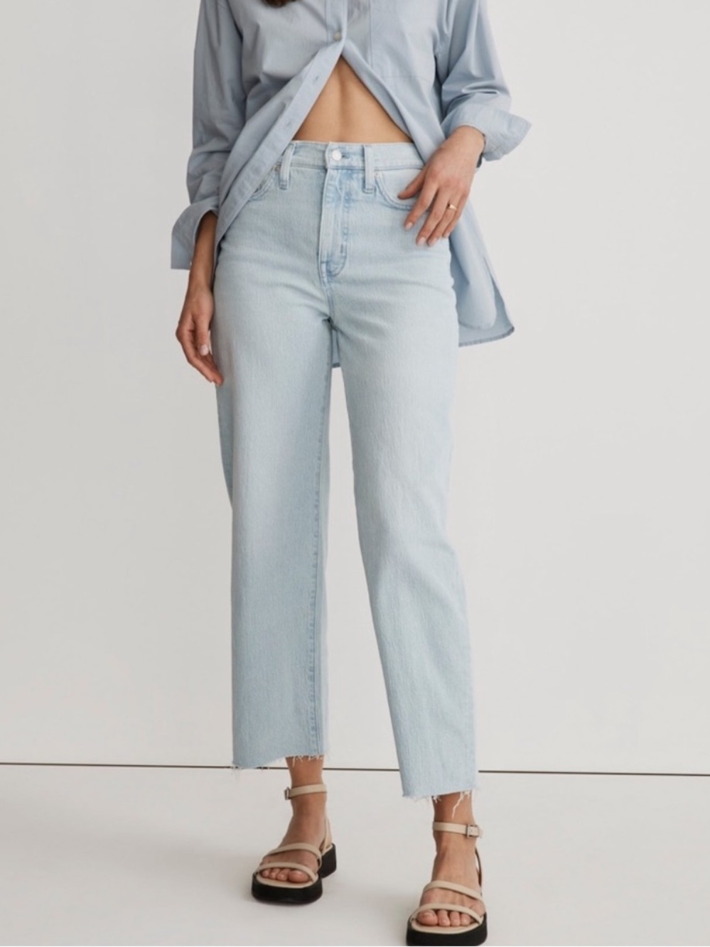 Madewell Perfect Vintage Wide Leg Crop size 30